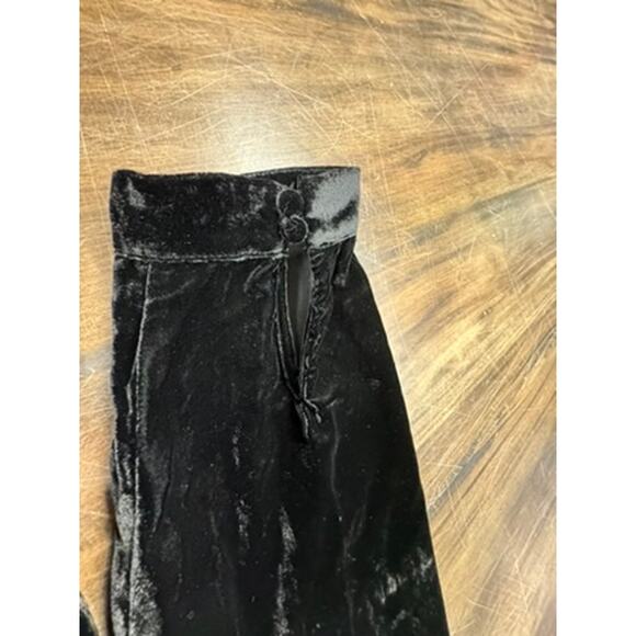 NWT!! RHODE‎ "LAINEY" DRESS ,Black,Goth,Halloween, Velvet, Wrap, - Picture 16 of 16